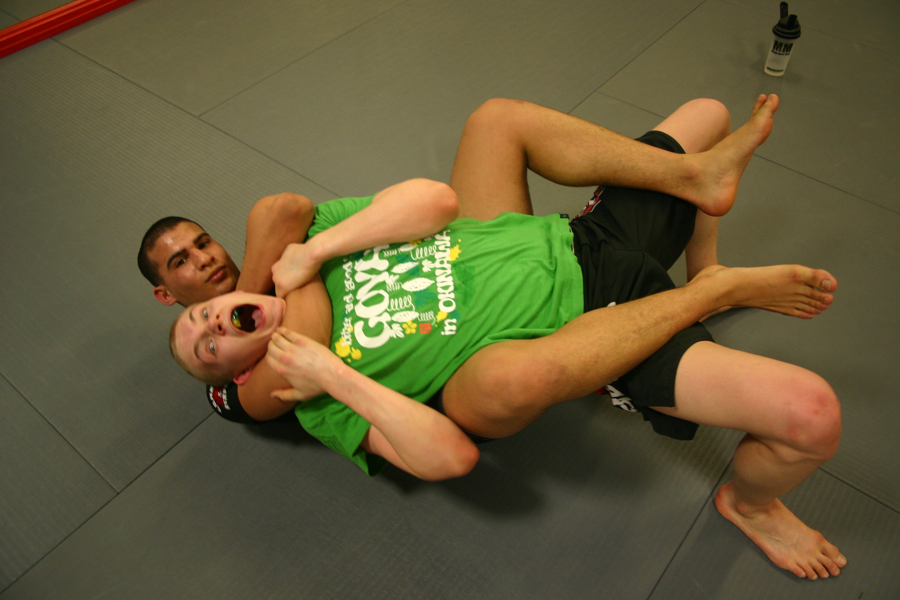 Release from a rear naked choke hold #1 
