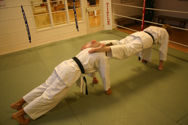 two person push up