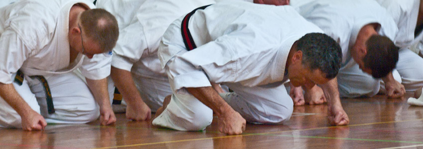 kyokushin karate bow